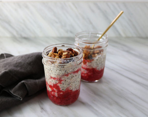 Raspberry Chia Oat Porridge