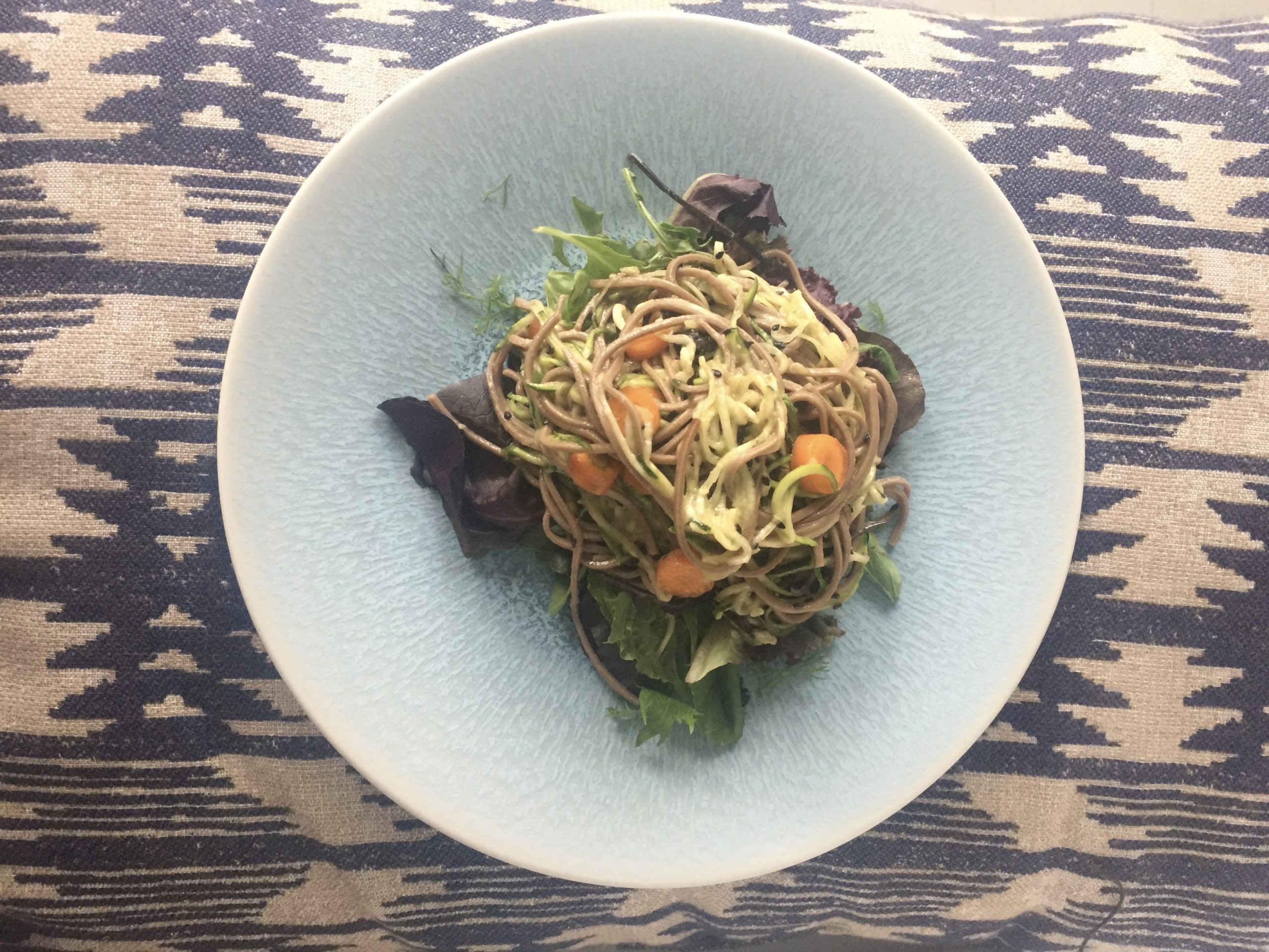 Zucchini Soba Noodle Salad