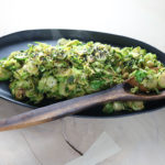 Gingered Black Sesame Brussels Sprouts