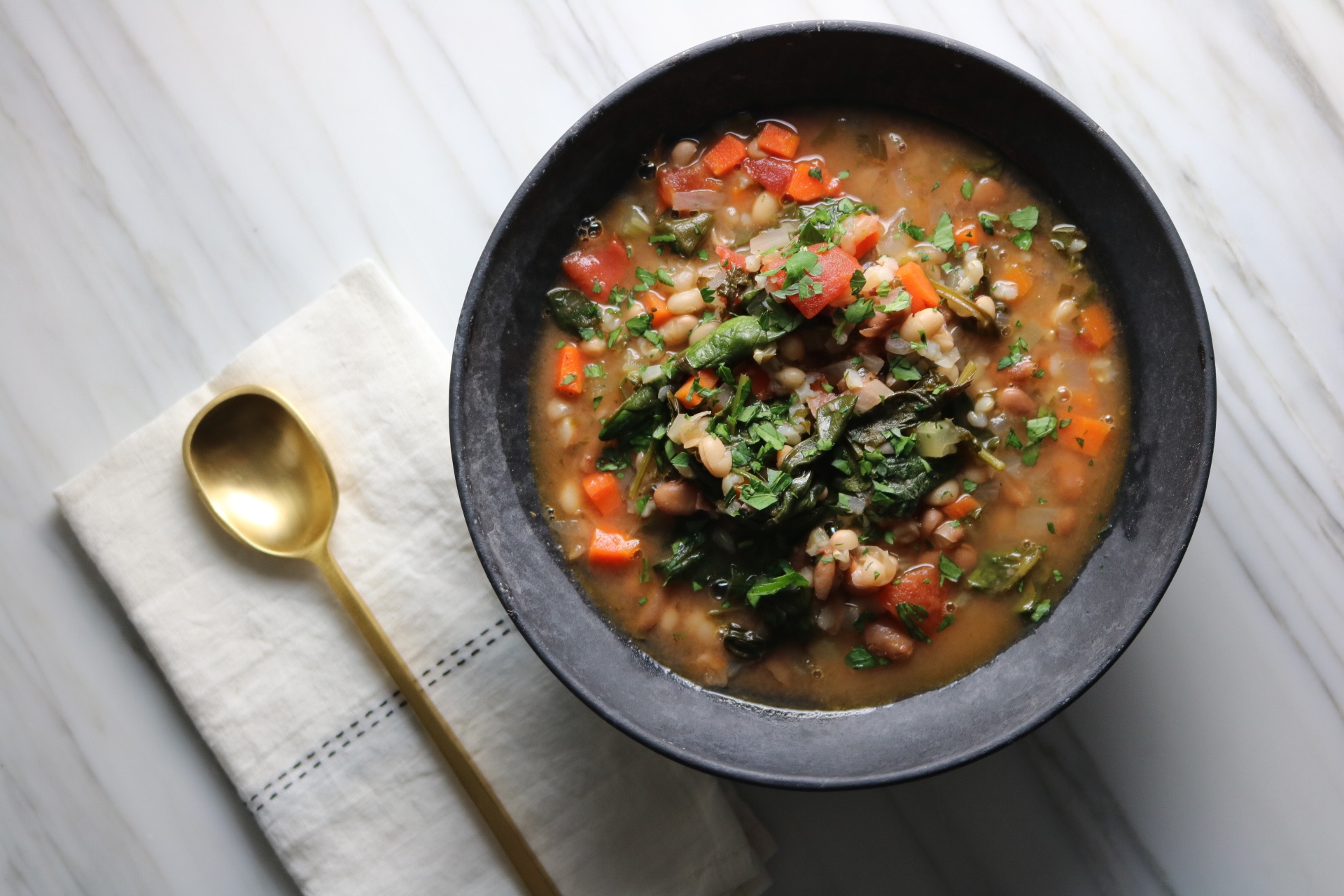 Navy Bean Veggie Soup