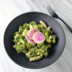 Radish Leaf Pesto Pasta