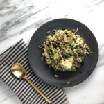 Herbed Brussels Sprout Wild Rice