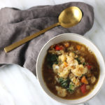 Curried Red Lentil Veggie Soup